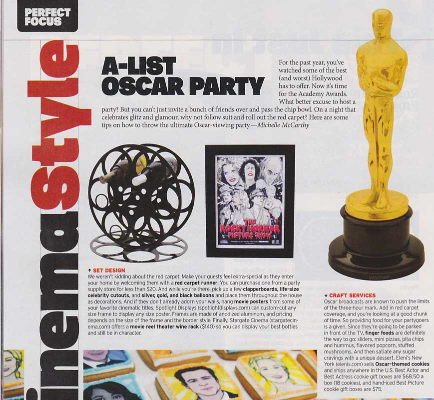 Spotlight Displays in Home Theater Magazine
